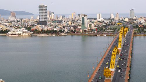 Dragon bridge Danang city