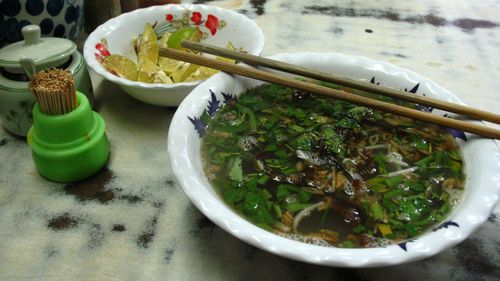 Hanoi eel noodle soup